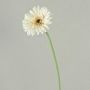 Künstliche Blume Gerbera TEUDELINDE, weiß-creme, 55cm, Ø8cm