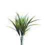 Künstliches Schilfgras KANZILE auf Steckstab, grün-weiß, 30cm