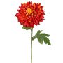 Chrysantheme künstlich DELPHINA, dunkelorange, 65cm, Ø14cm