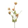 Deko Zweig Schachbrettblume WALTOR, gelb-orange, 85cm