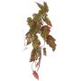 Kunstpflanze Begonia palmata OANFIR, Steckstab, hängend, rosa-grün, 90cm