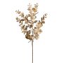 Kunstzweig Eukalyptus SLOFER, metallic-gold, 65cm
