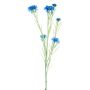 Deko Kornblumen Zweig OHNDI, blau, 95cm