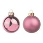 Weihnachtsbaumkugel CLARIBELLE, matt-glänzend, 30 Stück, altrosa, Ø6cm