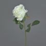 Rose künstlich SIMONY, creme, 45cm, Ø8cm