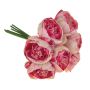 Künstlicher Pfingstrosen Bund LISSADA, rosa-pink, 30cm