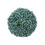 Plastik Buchskugel FRITZ, blau-grün, Ø22cm