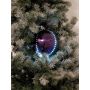 Christbaum Kugel LUVELIA mit LED, 5 Stück, glänzend lila, Ø8cm