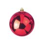 Christbaum Kugel TEODORA, glänzend rot, Ø30cm