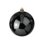 Christbaum Kugel TEODORA, glänzend schwarz, Ø30cm