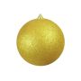 Tannenbaum Kugel CANELA, Glitzer, gold, Ø20cm