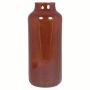 Glas Tisch Vase SIARA aus Glas, bernstein-klar, 35cm, Ø15cm