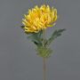 Kunstblume Chrysantheme LINGYUN, gelb-orange, 65cm, Ø16cm