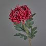 Kunstblume Chrysantheme LINGYUN, dunkelrot, 65cm, Ø16cm
