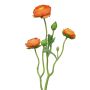 Kunstblumen Zweig Ranunkel JIXIANG, orange, 50cm