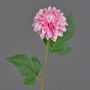 Künstliche Blume Dahlie WANRU, rosa-weiß, 50cm, Ø9cm