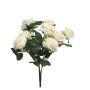 Dekoblume Rosenbusch KAILIN auf Steckstab, creme, 40cm