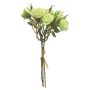 Künstlicher Rosenbund ZIMIN, grün, 30cm