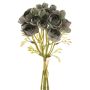Künstlicher Rosenbund YANMEI, grau-violett, 30cm