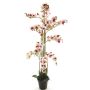 Kunstblume Phalaenopsis Orchidee CHENXU, rosa-creme, 140cm