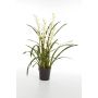 Kunstblume Cymbidium Orchidee AMAYA, weiß, 95cm