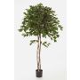 Künstlicher Ficus Benjamina KURO, Naturstämme, grün, 210cm
