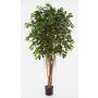 Künstlicher Ficus Benjamina AURIOL, Echtstämme, grün, 150cm