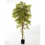 Künstlicher Japanischer Ahornbaum AIKO, Echtstamm, hellgrün-rot, 150cm