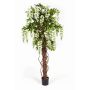 Künstlicher Goldregen ARIANA, Echtstämme, mit Blüten, weiß, 180cm