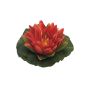 Kunst Seerose SHUOLIN, schwimmend, rot, Ø18cm