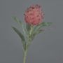 Dekoblume Artischocken Blüte LANQIN, burgunderrot, 60cm, Ø7cm