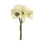 Kunst Mohnblumen Bund XIONG, weiß, 30cm