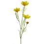 Kunstblume Schmuckkörbchen ZHINIAN, gelb, 60cm, Ø3-6cm