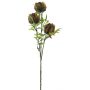 Kunstblumen Zweig Protea LIUJIA, rot-grün, 75cm