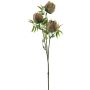 Kunstblumen Zweig Protea LIUJIA, rosa-grün, 75cm