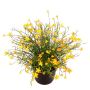 Dekoblume Fleißiges Lieschen GISINDA im Dekotopf, gelb, 25cm