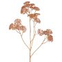 Schafgarbe Deko Zweig ORTEGA, kupfer, 75cm, Ø7-13cm