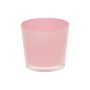 Pflanztopf ALENA, Glas, rosa, 12,5cm, Ø13,3cm