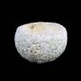 Halbschale aus Kokosnuss IMANY, weiß-gekalkt, 7cm, Ø10cm