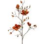 Samt Magnolienzweig künstlich JACKA, orange, 105cm