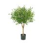 Künstlicher Olivenbaum ZISGÖ, Früchte, Echtstamm, 85cm
