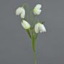 Künstliche Schachbrettblume SANEM, weiß, 45cm, Ø3cm