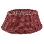 Weihnachtsbaumkorb MACARIO aus Rattan, rot, 26cm, Ø65cm