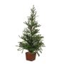 Deko Baum Tanne CEDARIO mit Zapfen, im Holztopf, 90cm