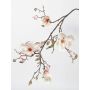 Künstlicher Magnolienzweig LORA, weiß-rosa, 110cm, Ø10-12cm
