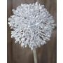 Künstlicher Allium HELLA, Glitzer, silber, 45cm, Ø8cm