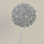 Künstlicher Allium HELLA, Glitzer, silber, 75cm, Ø11cm