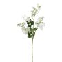Künstlicher Zweig Lathyrus latifolius PLENVO, weiß, 75cm