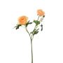 Dekozweig Ranunkel Blumenzweig FLORANCE, pfirsich, 45cm