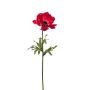 Kunstblume Anemone URASSAYA, rot, 45cm
